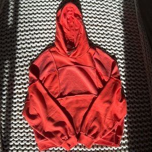 AERIE PATCHWORK HOODIE [S]